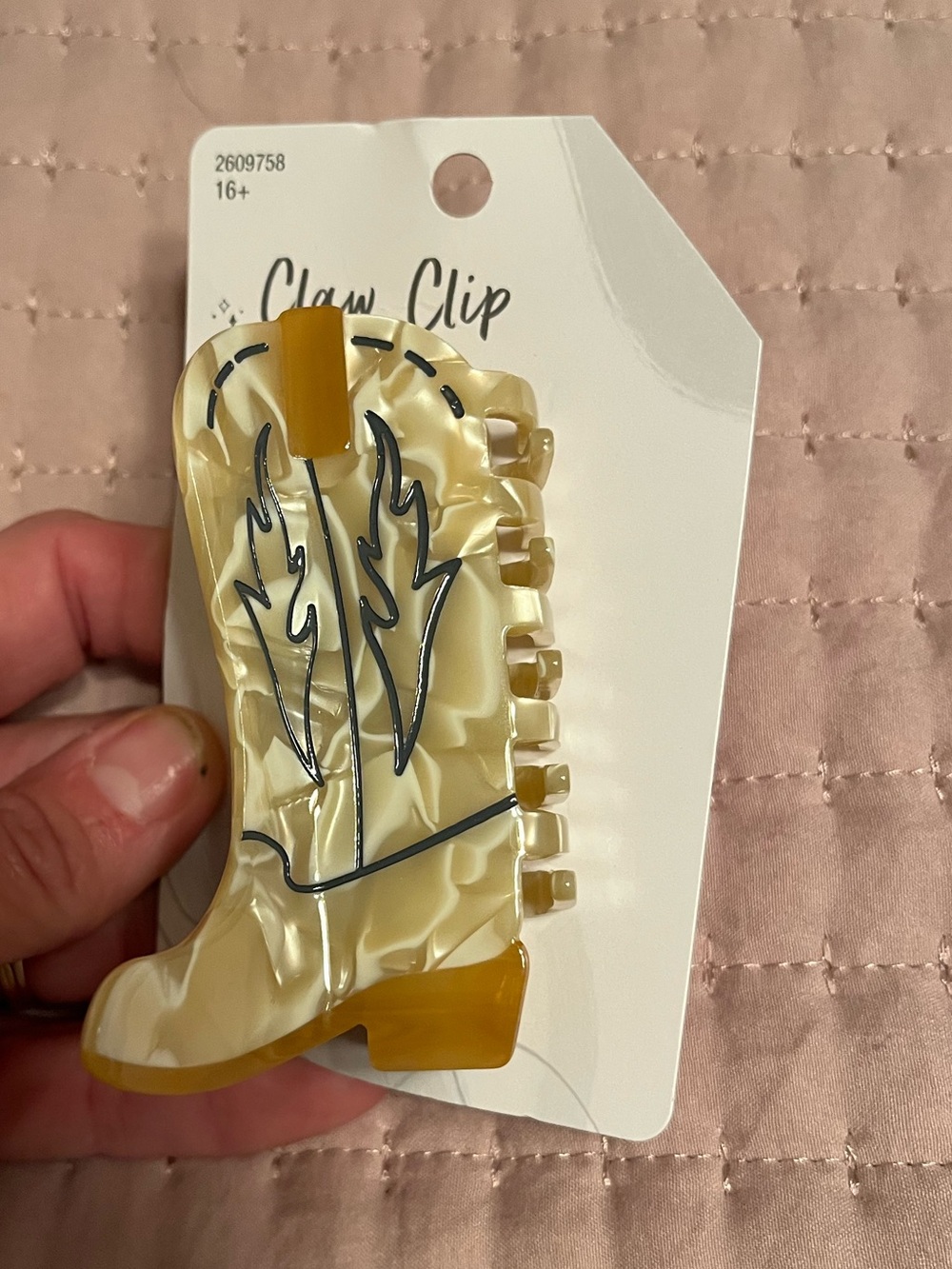 Cowboy Boot hair clip